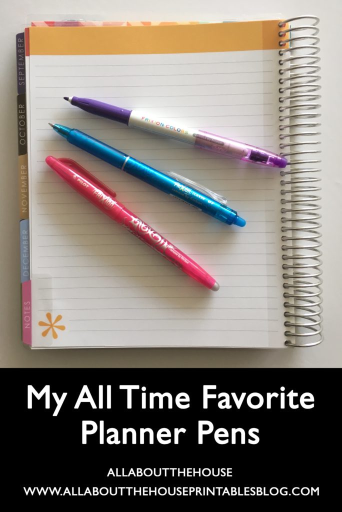 Planner essentials: favorite black pens for planner addicts